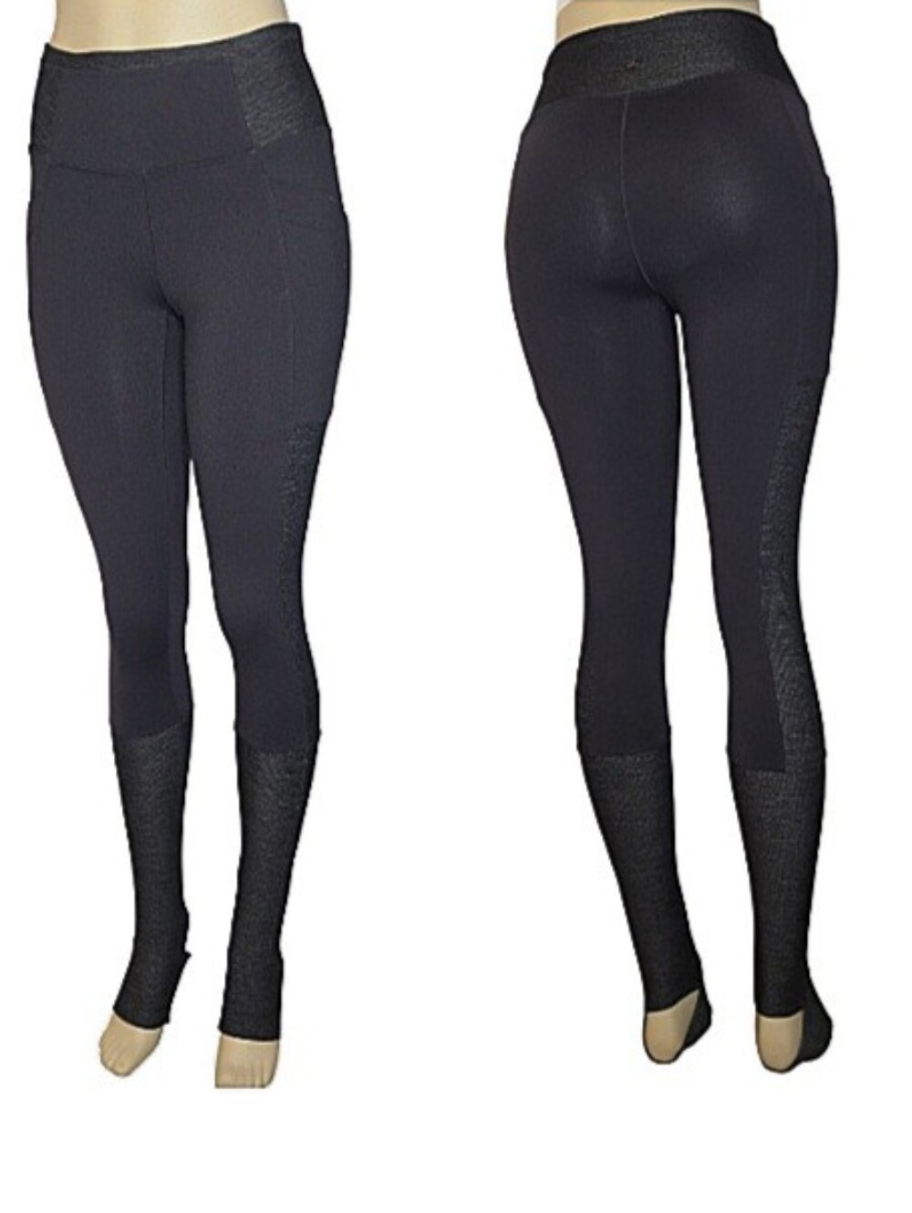 prAna Women's Athletic Yoga Cropped Leggings W/ Pockets & Textured Panels Size S